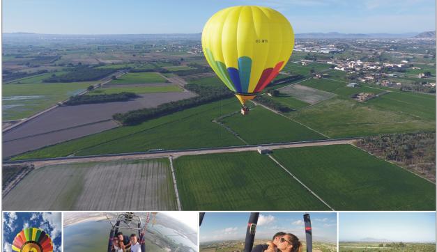 Vuelo en globo en familia